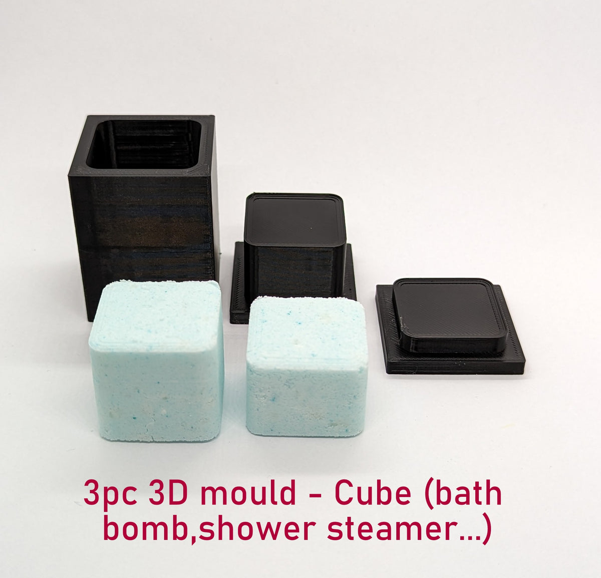 Shower Steamer Bath Bomb Mold, 3 Piece